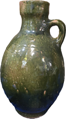 Grüner Wasserkrug aus Marokko