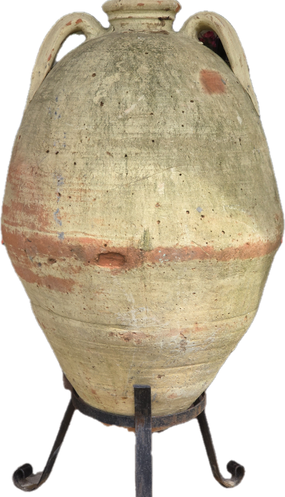 100 Jahre alte Olivenamphore