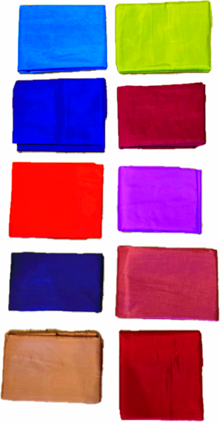 Balifahnen in 10 verschiedenen Farben