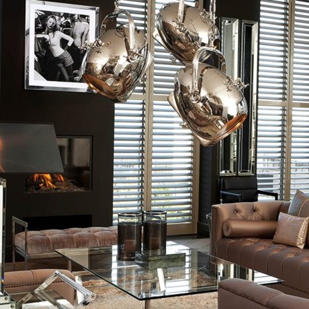 Lampen Tavey ultra modern im Wohnzimmer