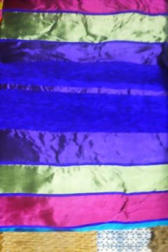 2m Seidentuch gestreift