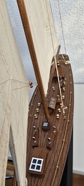 Segelschiff von oben